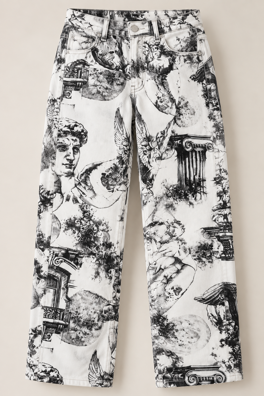 Mitolojik Motifli Davud Baggy Pantolon