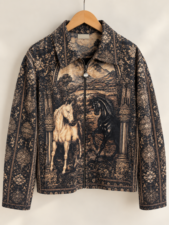 Freedom Horses Retro Tasarım Ceket